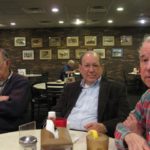 Roger Grider, Don McElyea (Class of '56), and Billy Campbell at Monday Morning Breakfast BHS Class of 1955 - Mullins Restaurant